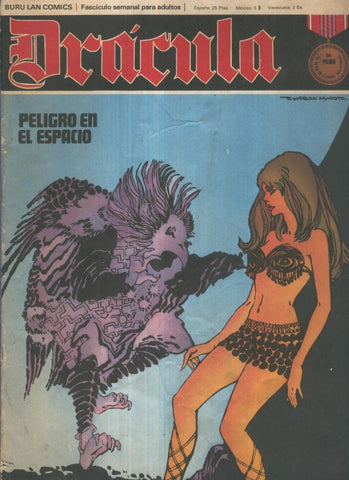 Burulan: Dracula cinco por infinito numero 05: Peligro en el espacio (numerada 1 traser)