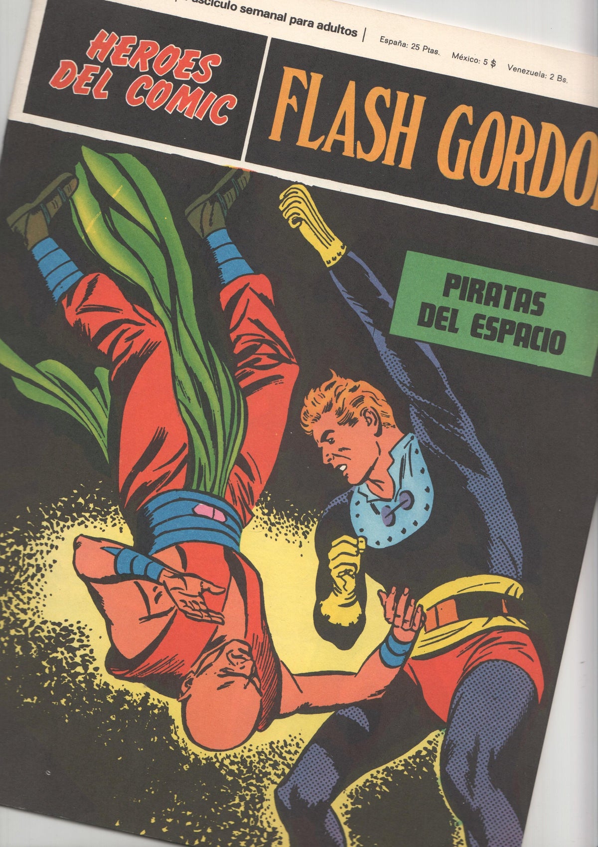 Flash Gordon de Burulan numero 087 (numerado 3 en trasera): Piratas del espacio