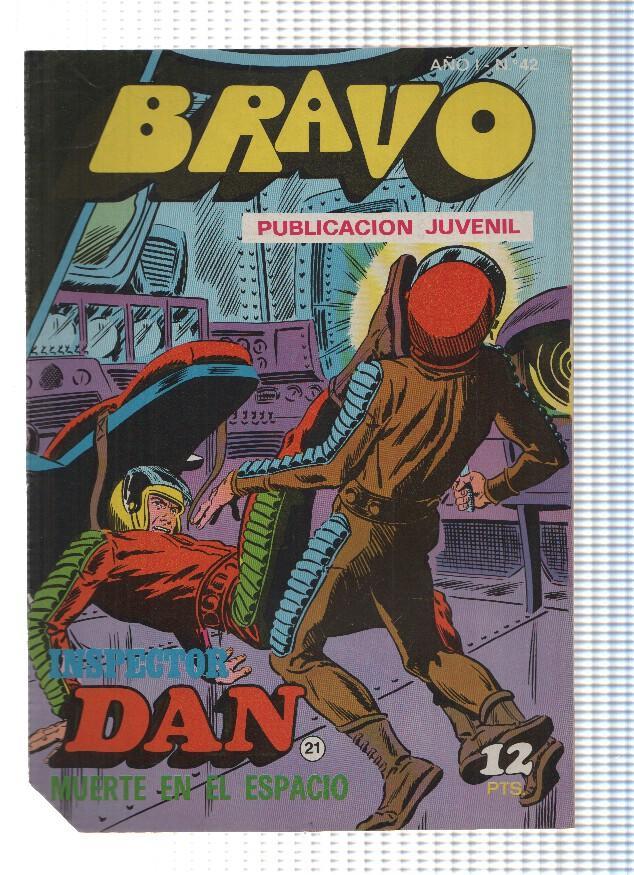 BRAVO, Numero 42: INSPECTOR DAN (21) - Muerte en el Espacio (Bruguera 1976)