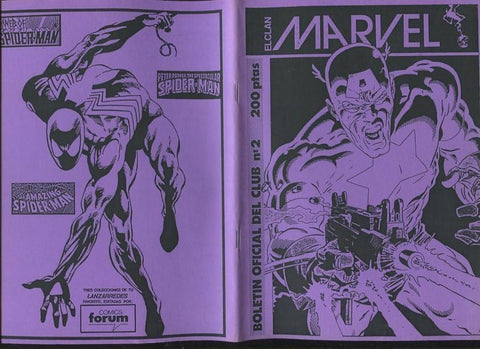 Fanzine: El clan Marvel numero 2 (cubierta color lila)