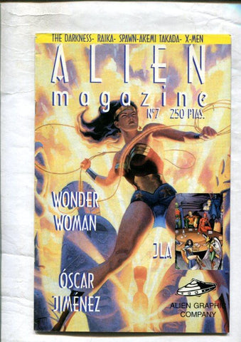 Fanzine: Alien Magazine numero 7: Wonder Woman-Oscar Jimenez-JLA