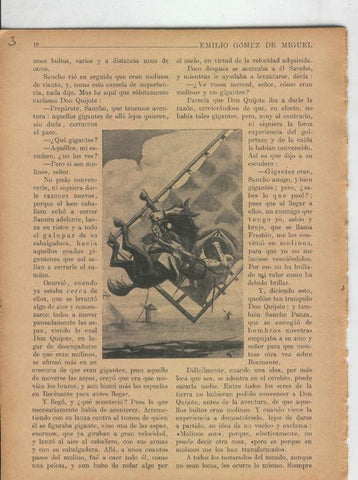 Las famosas aventuras de Don Quijote lamina 03