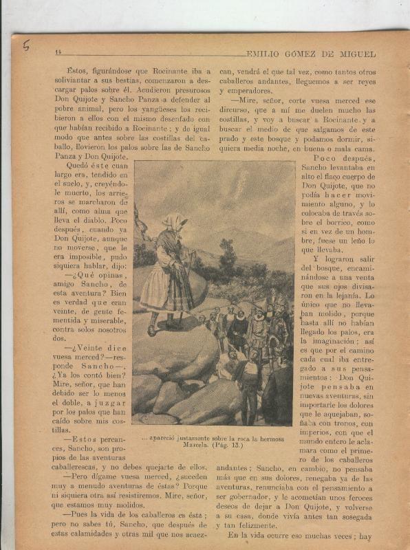 Las famosas aventuras de Don Quijote lamina 05