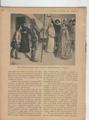 Las famosas aventuras de Don Quijote lamina 11