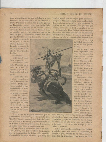 Las famosas aventuras de Don Quijote lamina 23