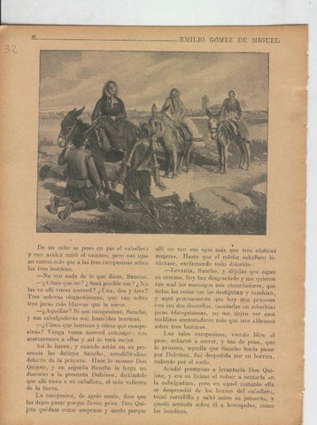 Las famosas aventuras de Don Quijote lamina 32