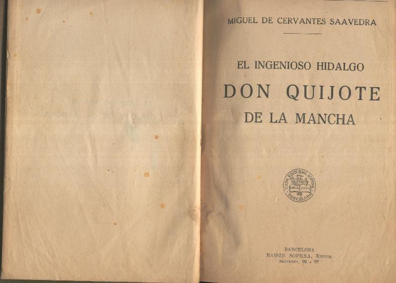Biblioteca de Grandes Novelas: Don Quijote de la Mancha