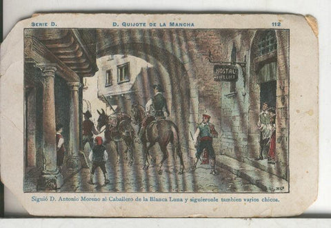 Chocolate Amatller cromo Don Quijote numero 112