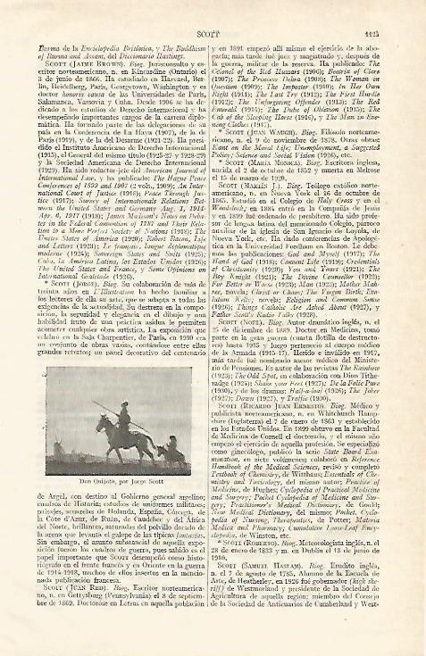 LAMINA ESPASA 14094: Don Quijote por G. Scott