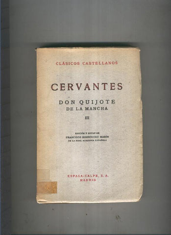 Don Quijote de La Mancha III