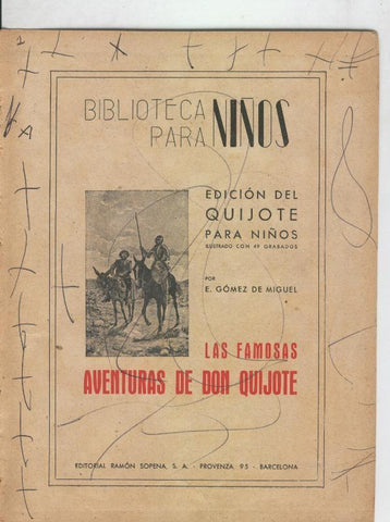 Las famosas aventuras de Don Quijote lamina 01
