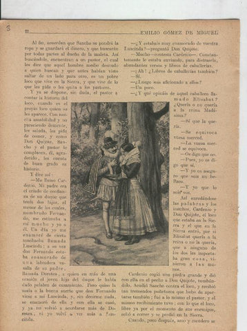 Las famosas aventuras de Don Quijote lamina 08