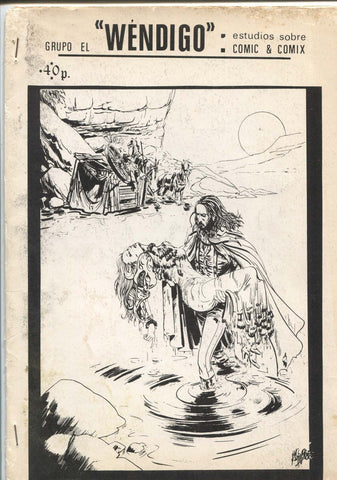 Fanzine: El Wendigo ejemplar sin numerar: Un mar de lagrimas de Bernet Toledano