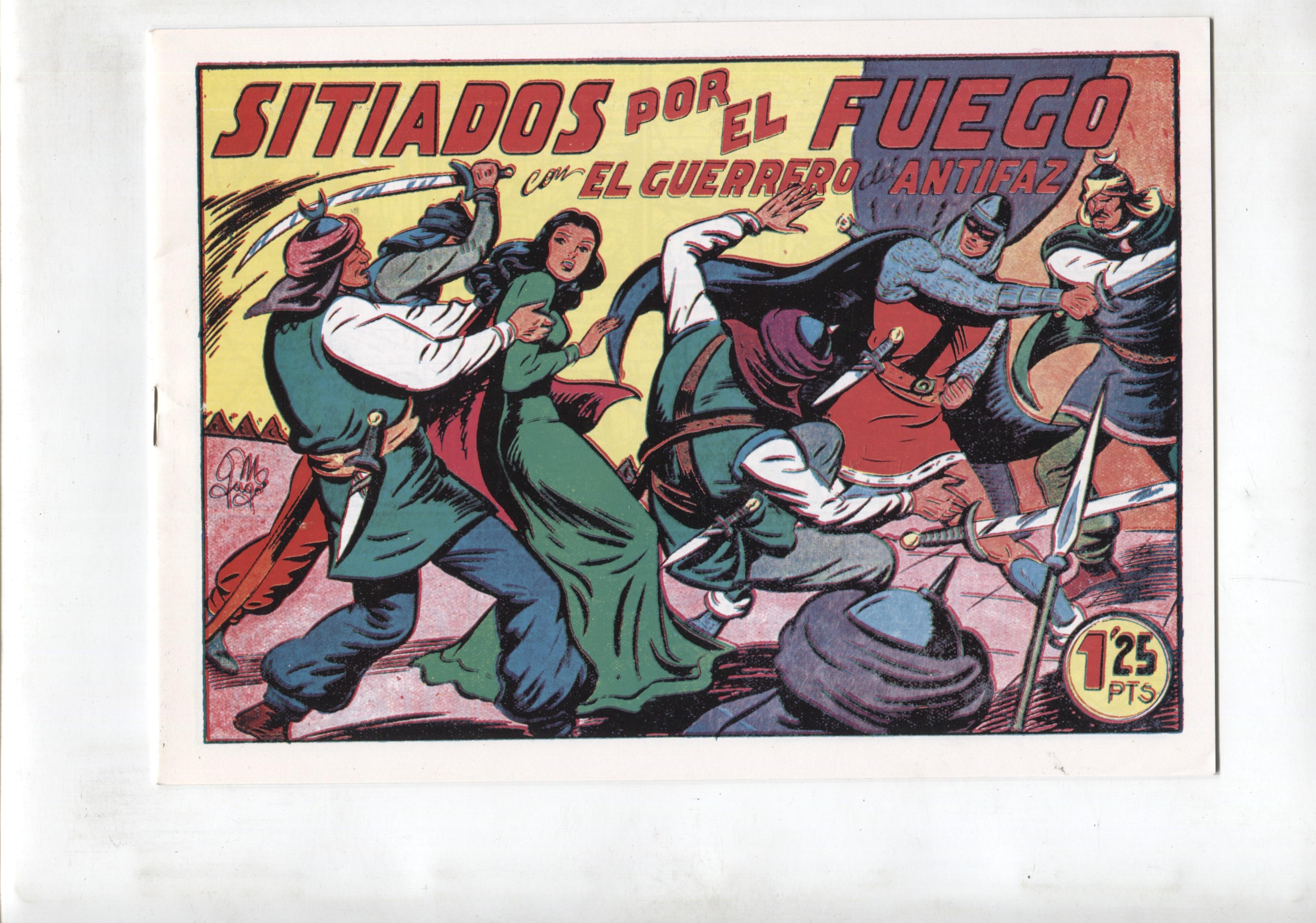 Facsimil: El Guerrero del Antifaz numero 158: Sitiados por el fuego
