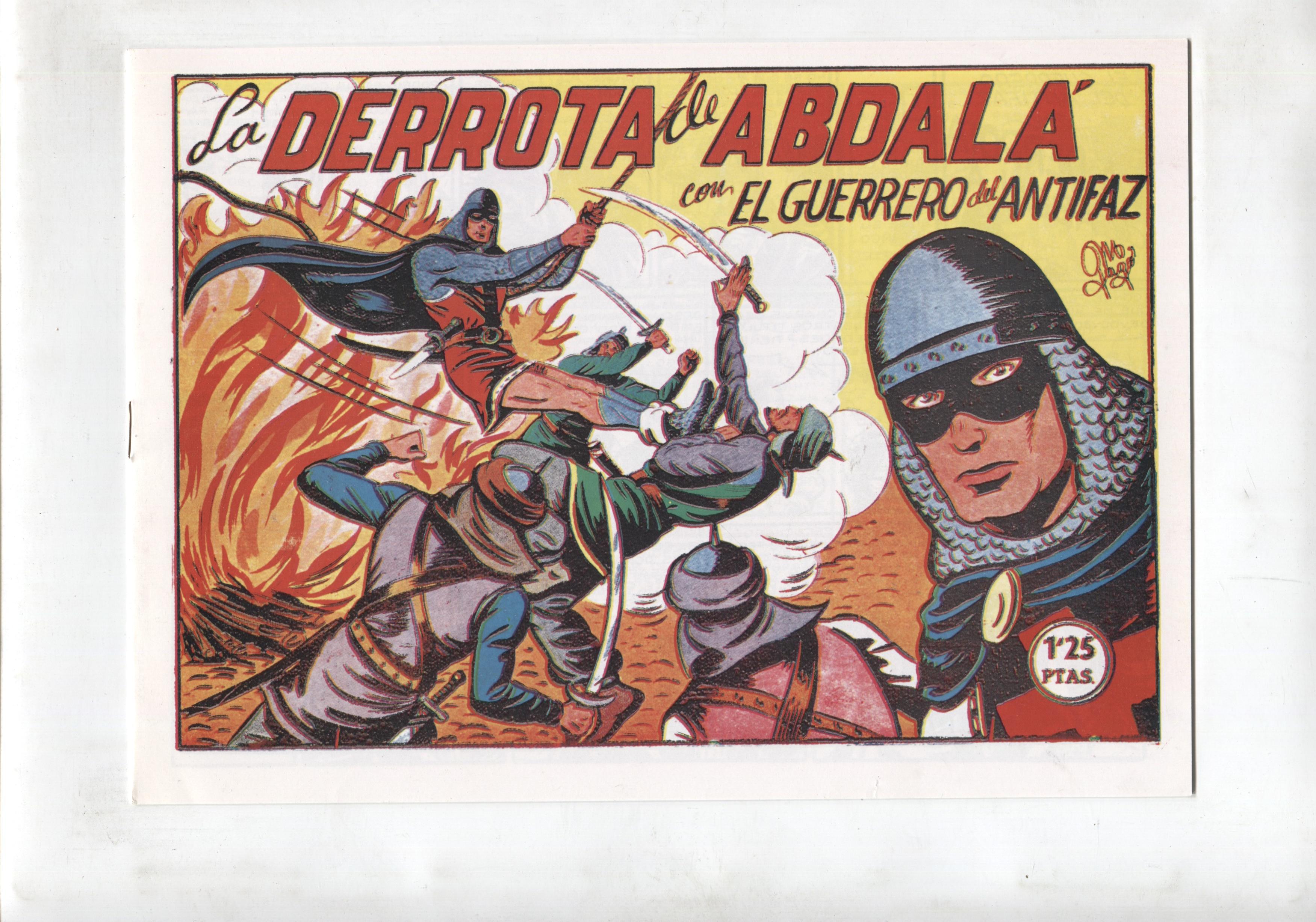 Facsimil: El Guerrero del Antifaz numero 159: la derrota de Abdala 