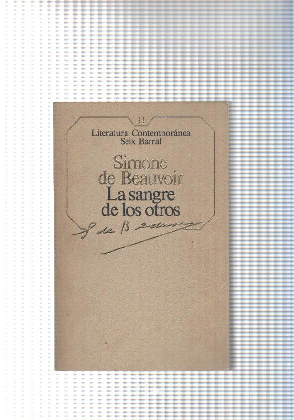 Literatura Contemporanea Seix Barral num.33: La sangre de los otros