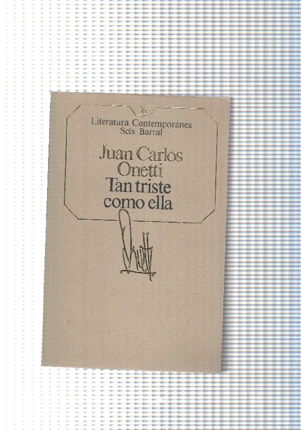Literatura Contemporanea Seix Barral num. 36: Tan triste como ella