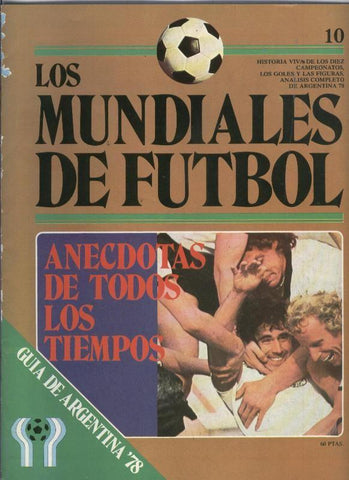 Los  mundiales de futbol fasciculo numero 10