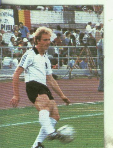 Cromos: Catalunya porta del mundial 82 numero 041: Rummenigge de la seleccion alemana