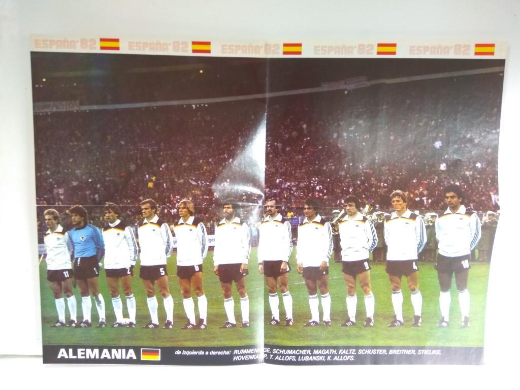 Poster Mundial 1982 numerado 03: Alemania