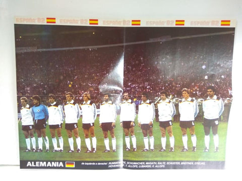 Poster Mundial 1982 numerado 03: Alemania