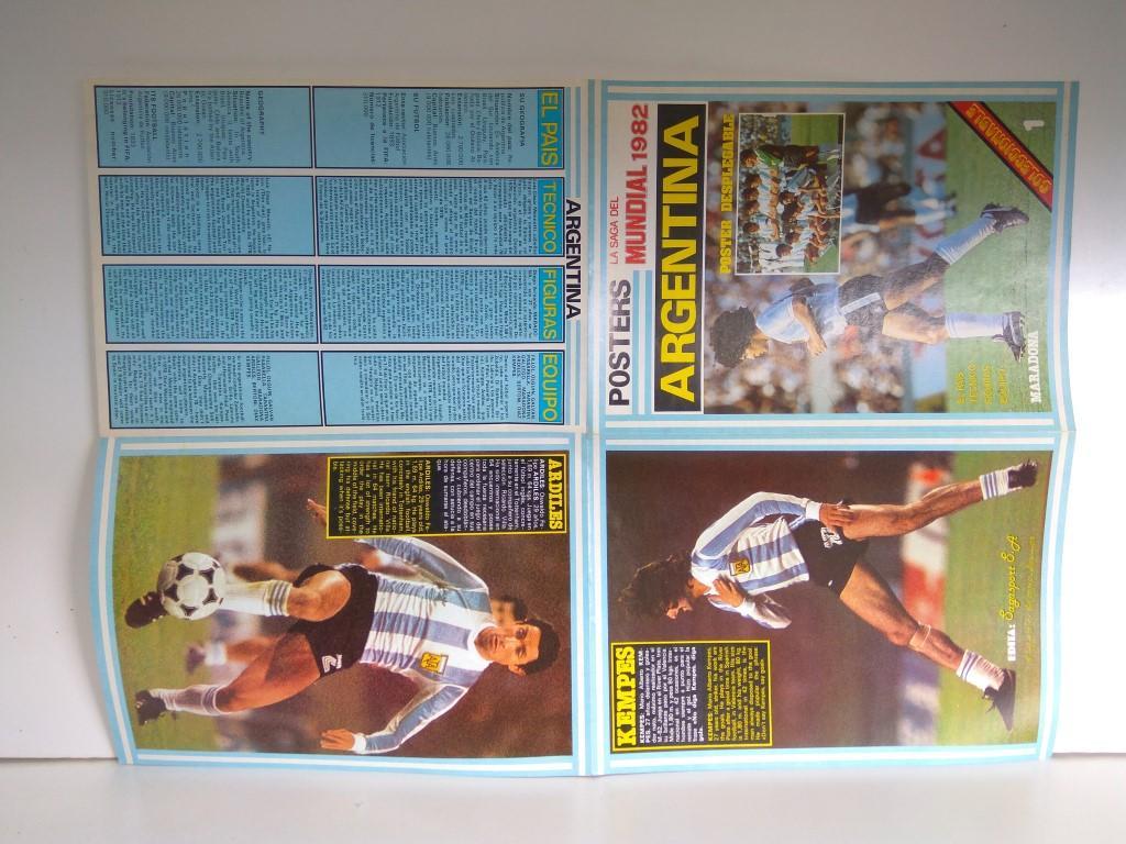 Poster Mundial 1982 numerado 01: Argentina
