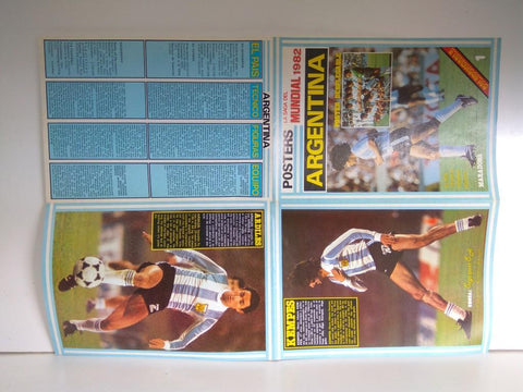 Poster Mundial 1982 numerado 01: Argentina