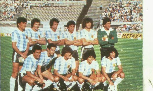 Cromos: Catalunya porta del mundial 82 numero 021: Seleccion Argentina