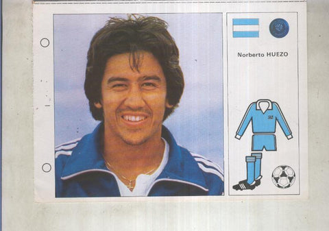 Estrellas del Mundial 82 numero 051: Norberto Huezo (El Salvador)