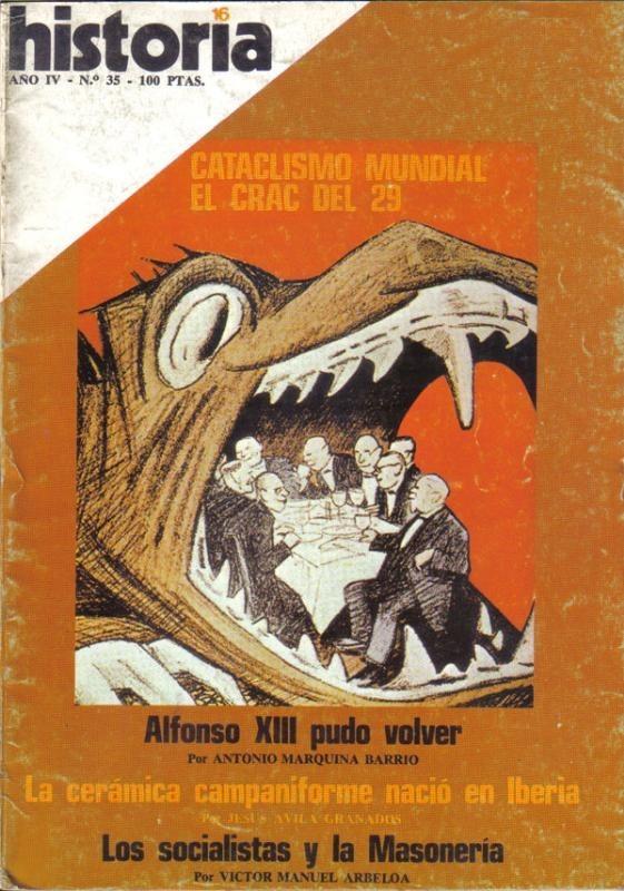 Historia 16 numero 035: Cataclismo Mundial, el Crac del 29