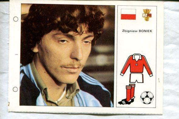 Estrellas del Mundial 82 numero 109: Zbigniew Boniek de Polonia