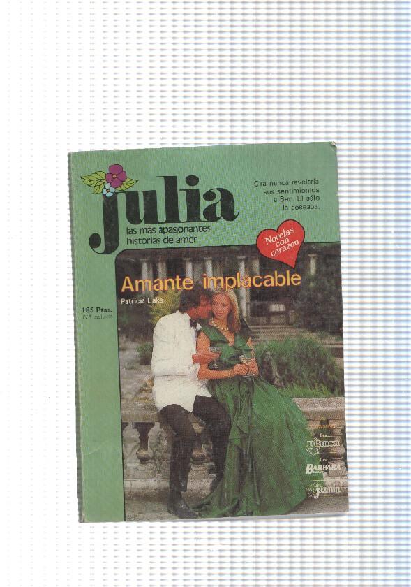 Coleccion Julia num. 175: Amante implacable ( ultima pagina suelta )