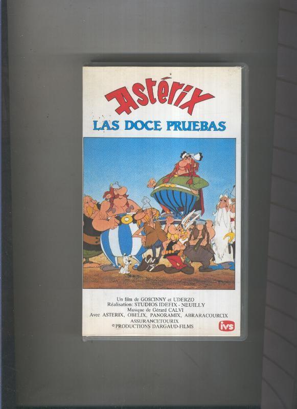 Video VHS: Asterix y las doce pruebas