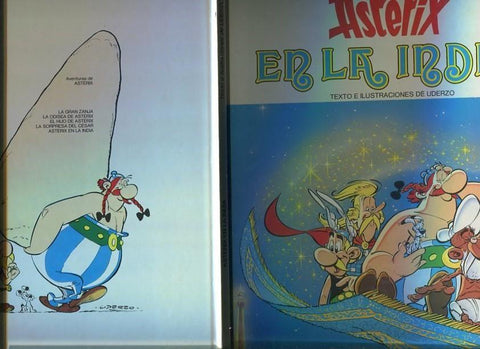 Asterix en la India (numerado 2 en hoja blanca interior)