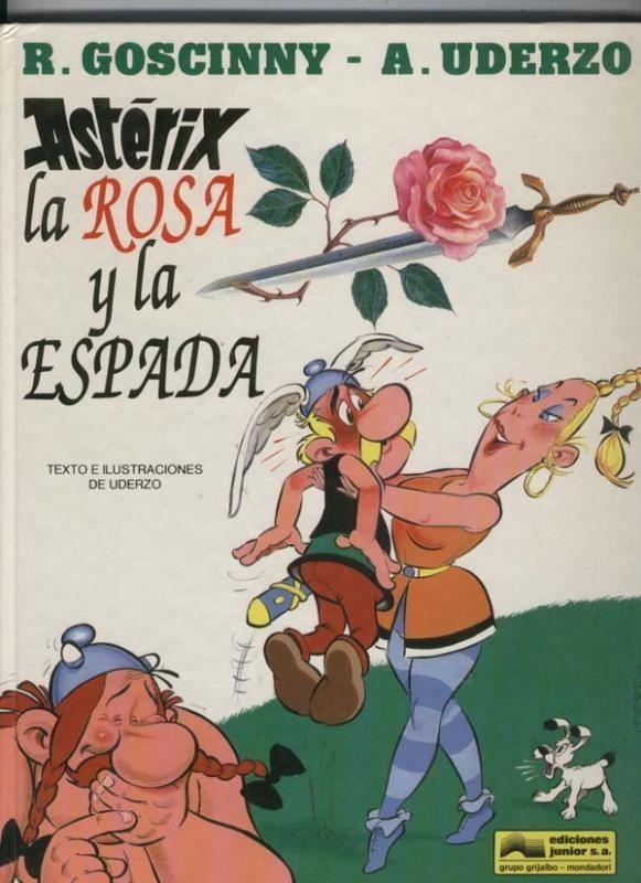 Asterix numero 29: La rosa y la espada (numerado 1 en interior)