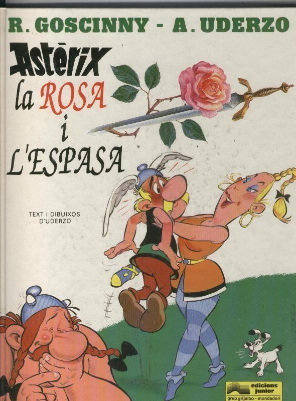 Asterix numero 29: La Rosa i L,Espasa (numerado 1 en interior)