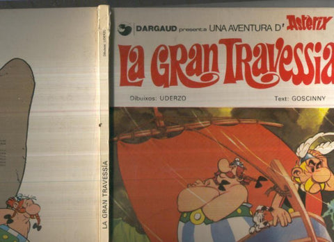 Asterix: La gran travessia (cubierta con cello lomo, golpes en cantos)