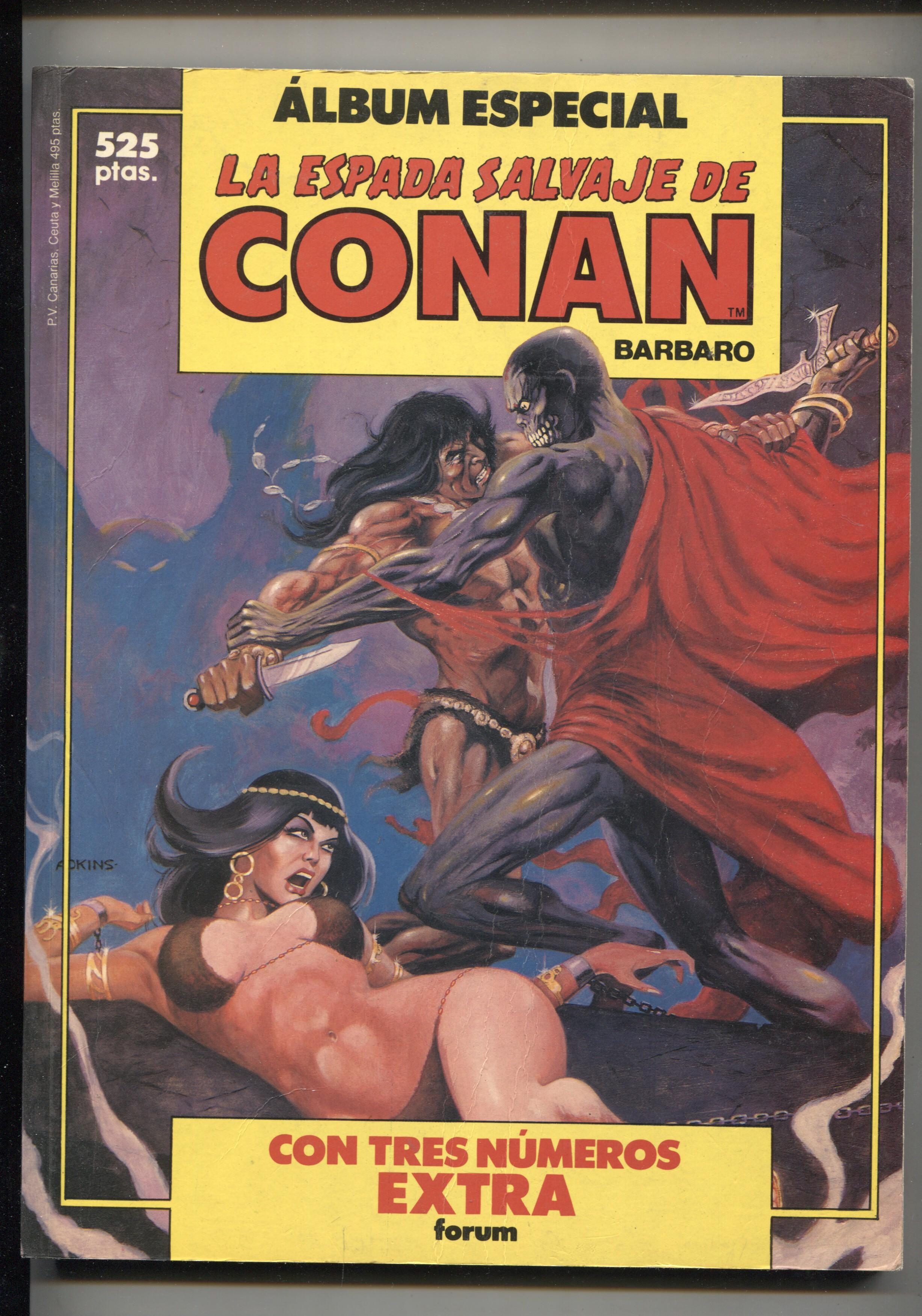 La Espada Salvaje de Conan primera edicion retapado numero 047 al 049