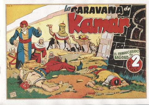 Facsimil: El Enmascarado de Bagdad numero 03: La caravana de Kamar