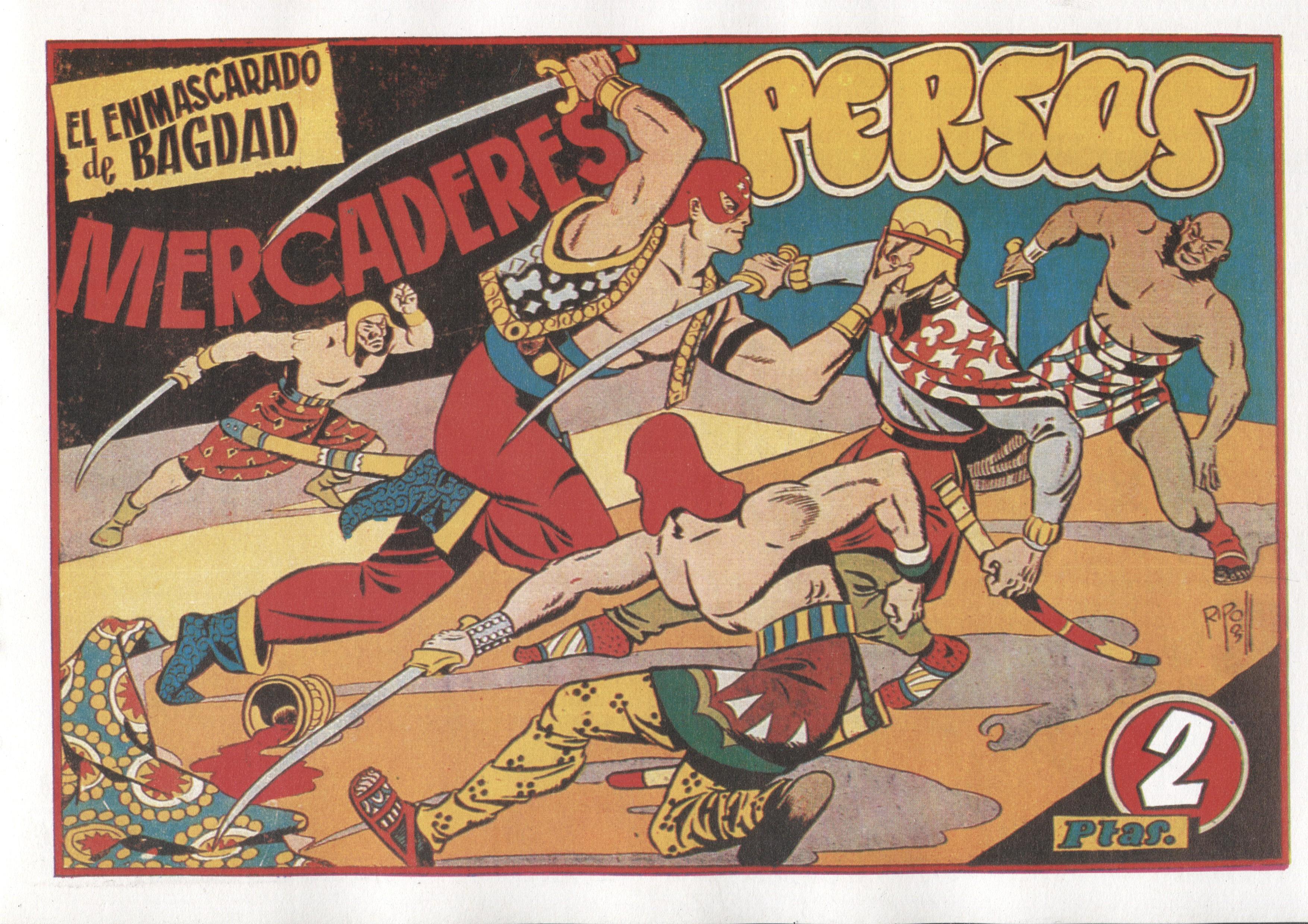 Facsimil: El Enmascarado de Bagdad numero 04: Mercaderes persas
