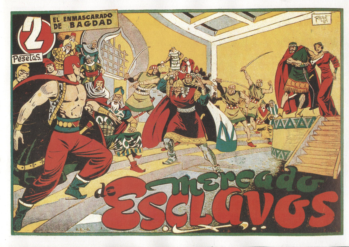 Facsimil: El Enmascarado de Bagdad numero 06: mercado de esclavos