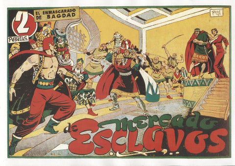 Facsimil: El Enmascarado de Bagdad numero 06: mercado de esclavos