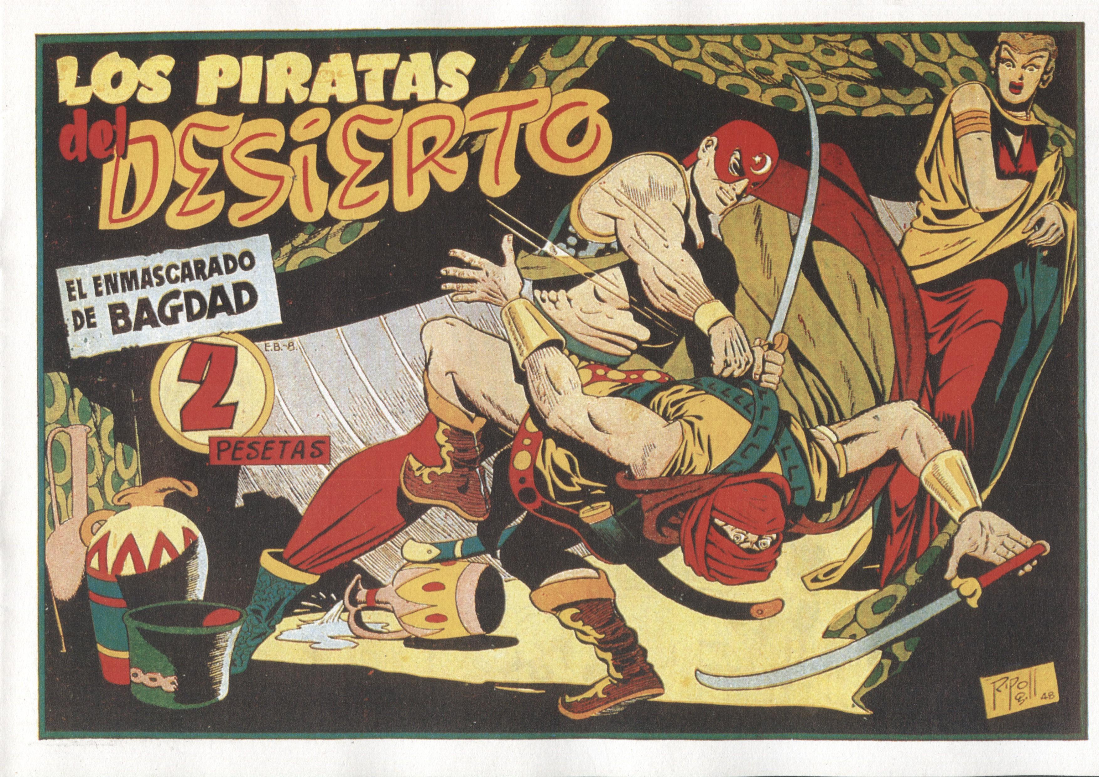 Facsimil: El Enmascarado de Bagdad numero 08: Los piratas del desierto