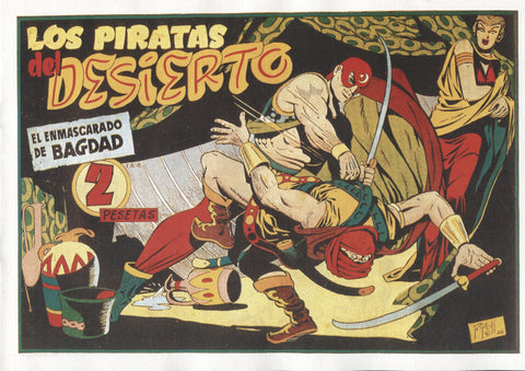 Facsimil: El Enmascarado de Bagdad numero 08: Los piratas del desierto
