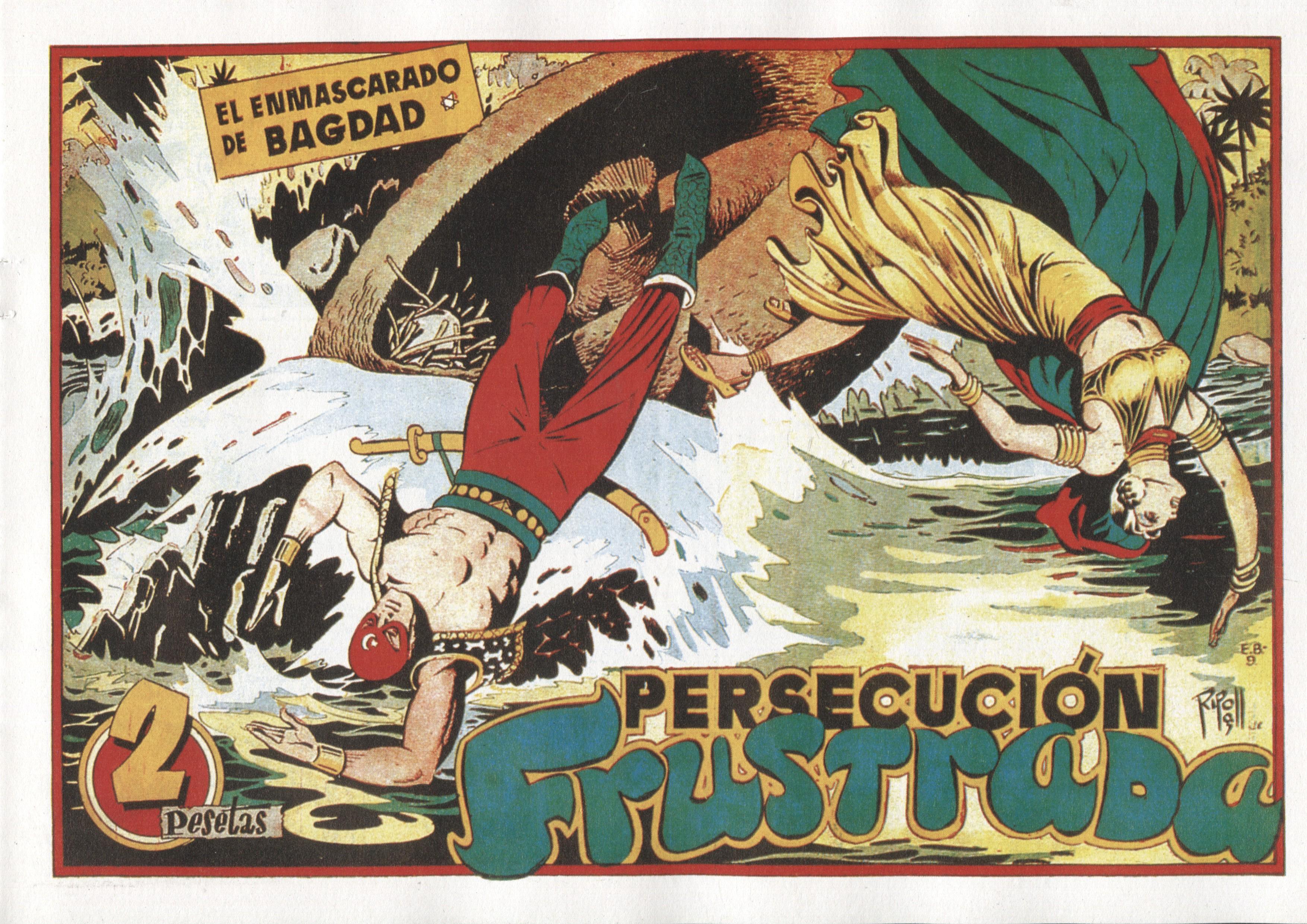 Facsimil: El Enmascarado de Bagdad numero 09: persecucion frustrada