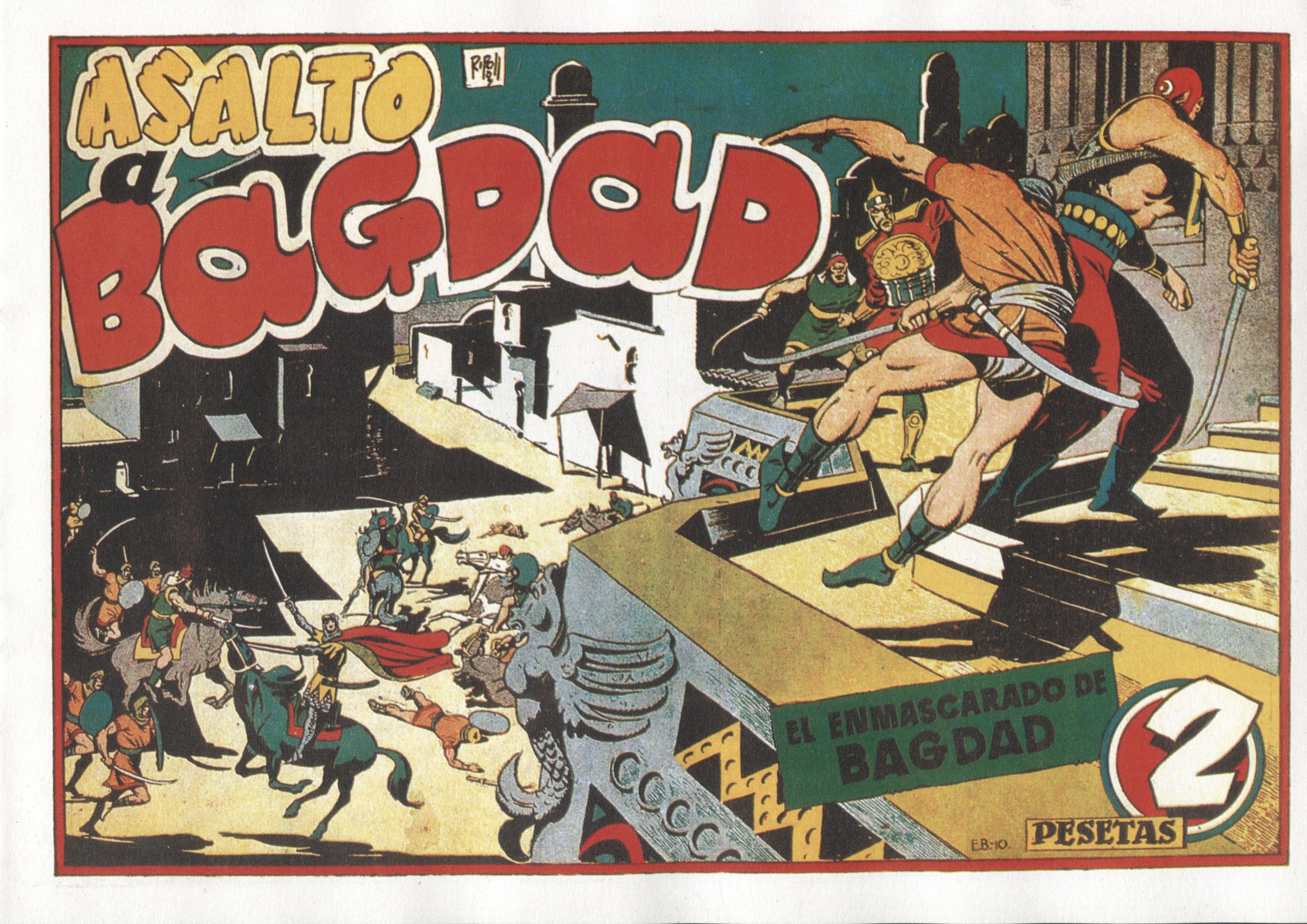 Facsimil: El Enmascarado de Bagdad numero 10: Asalto a Bagdad