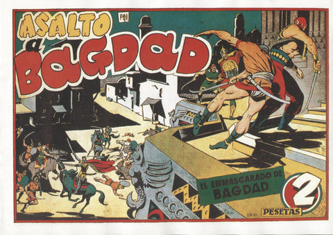 Facsimil: El Enmascarado de Bagdad numero 10: Asalto a Bagdad