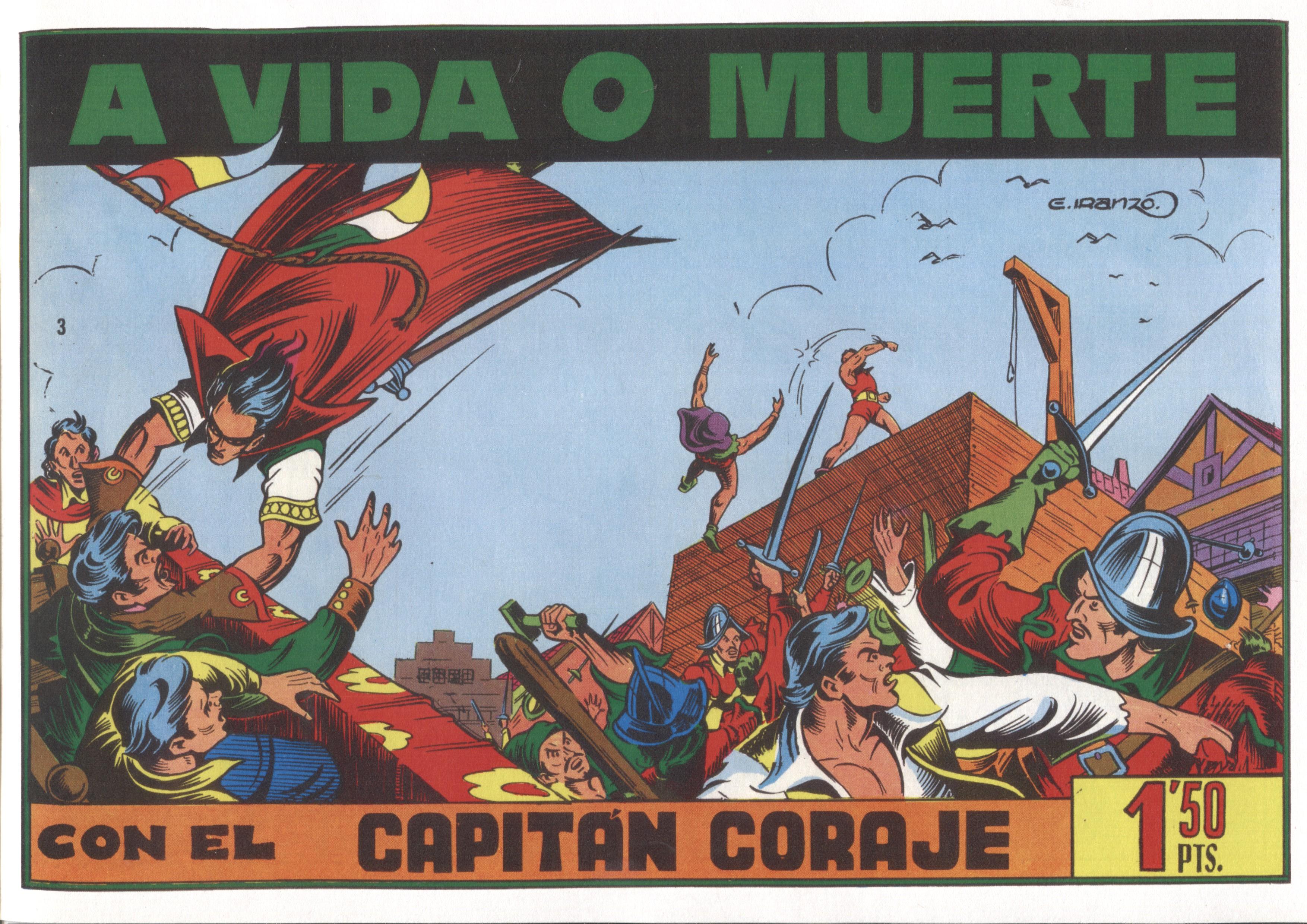 Facsimil: El Capitan Coraje numero 03: A vida o muerte