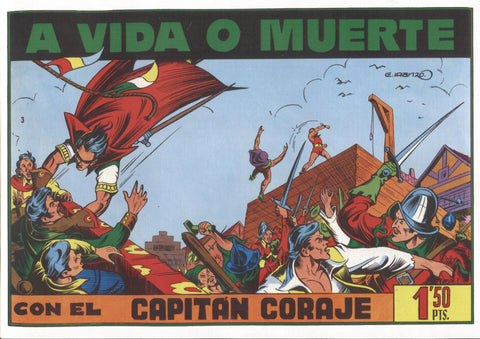 Facsimil: El Capitan Coraje numero 03: A vida o muerte