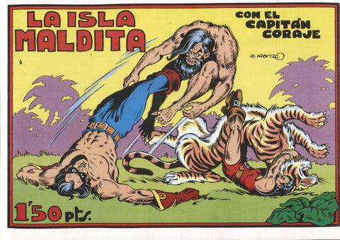 Facsimil: El Capitan Coraje numero 06: la isla maldita